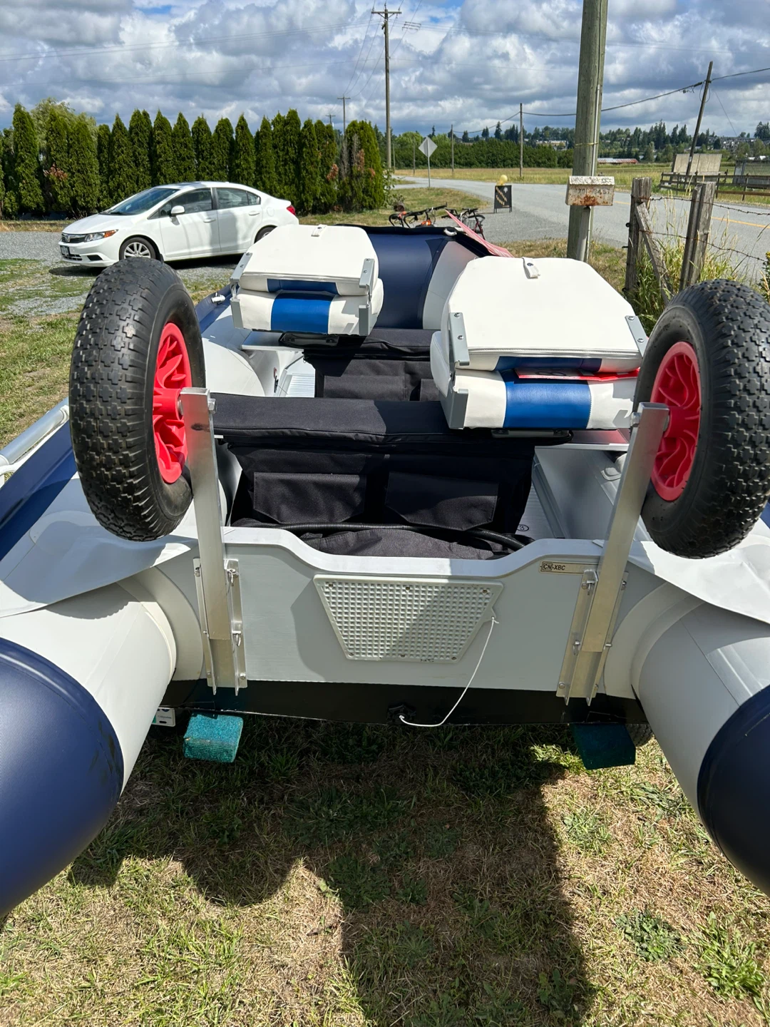 Hydro-Force Inflatable Boat with Trailer - photo 4
