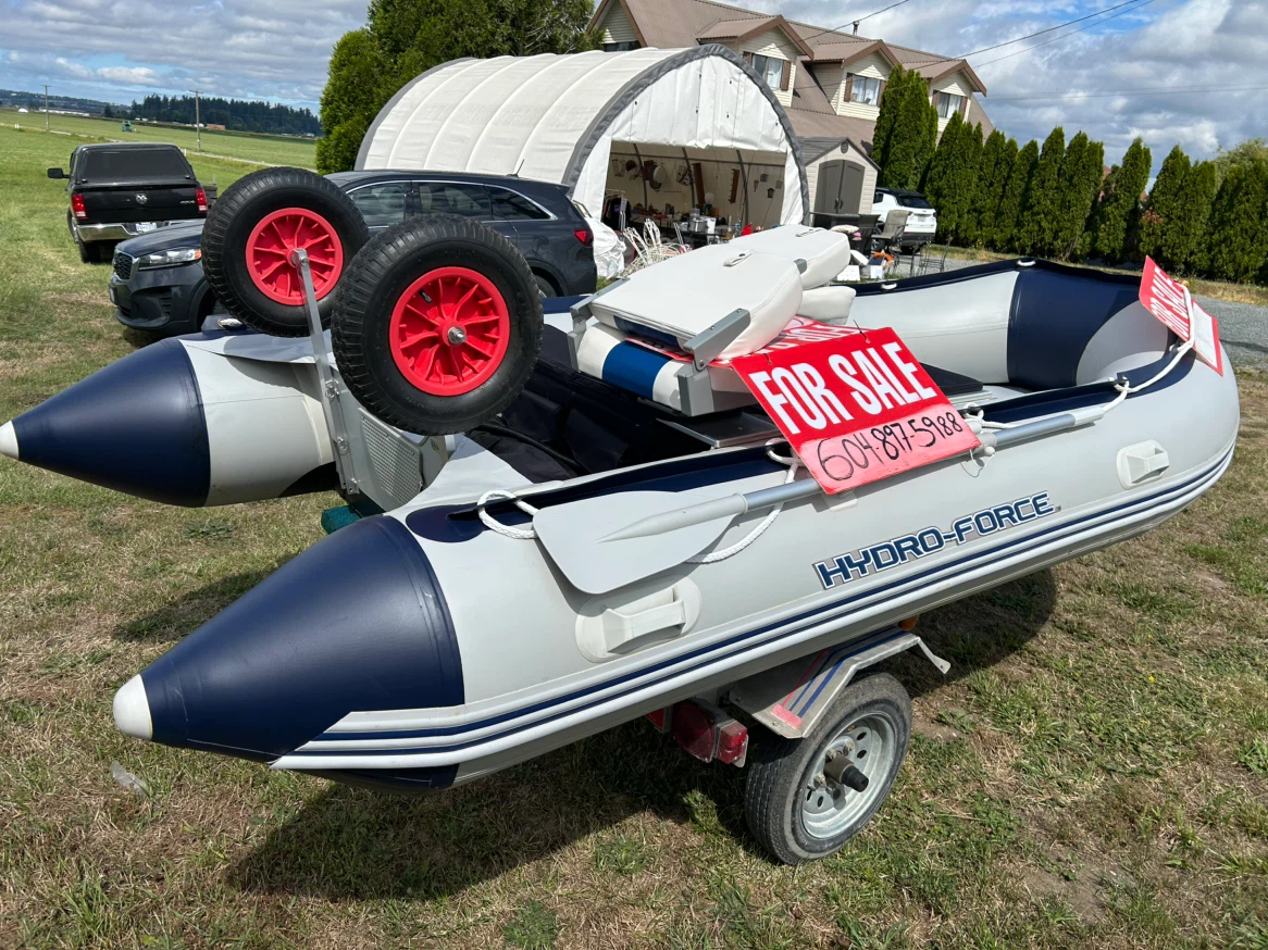 Hydro-Force Inflatable Boat with Trailer - photo 5