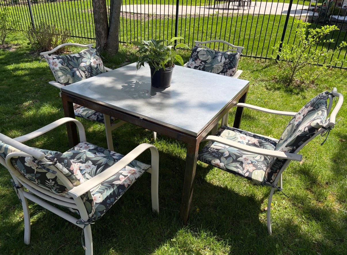 Outdoor Dining Set - Table and 4 Chairs