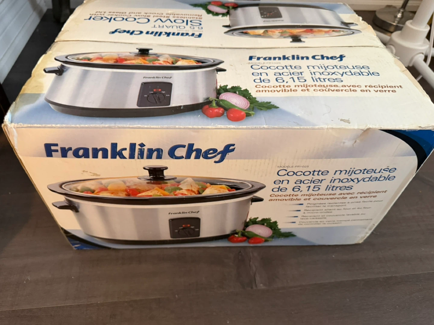 Franklin Chef Stainless Steel Slow Cooker 6.5 Quart - photo 2