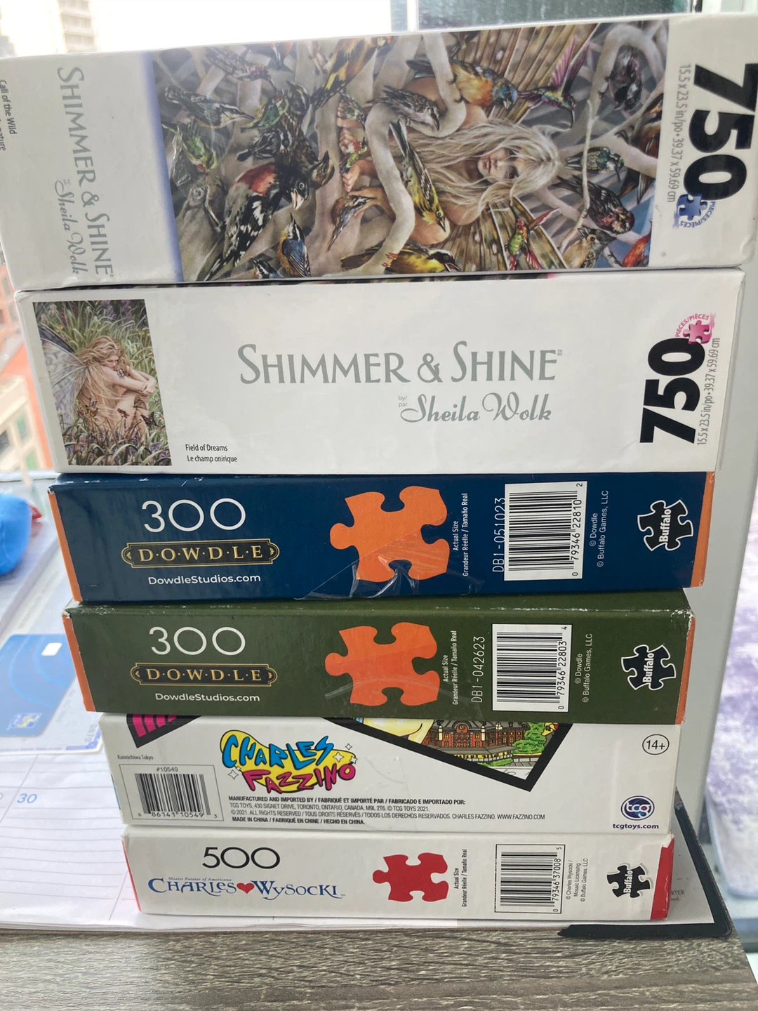 Jigsaw Puzzles - Shimmer & Shine, Dowdle, Charles Fazzino