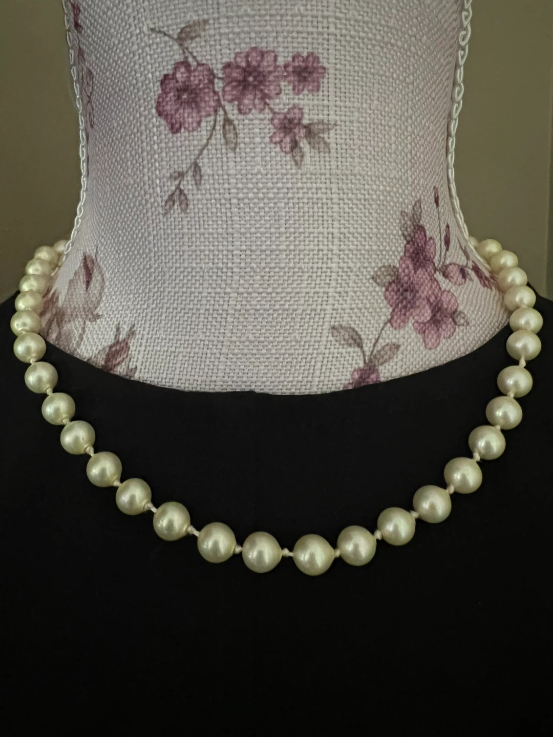 Vintage-Style Faux Pearl Necklace - photo 5