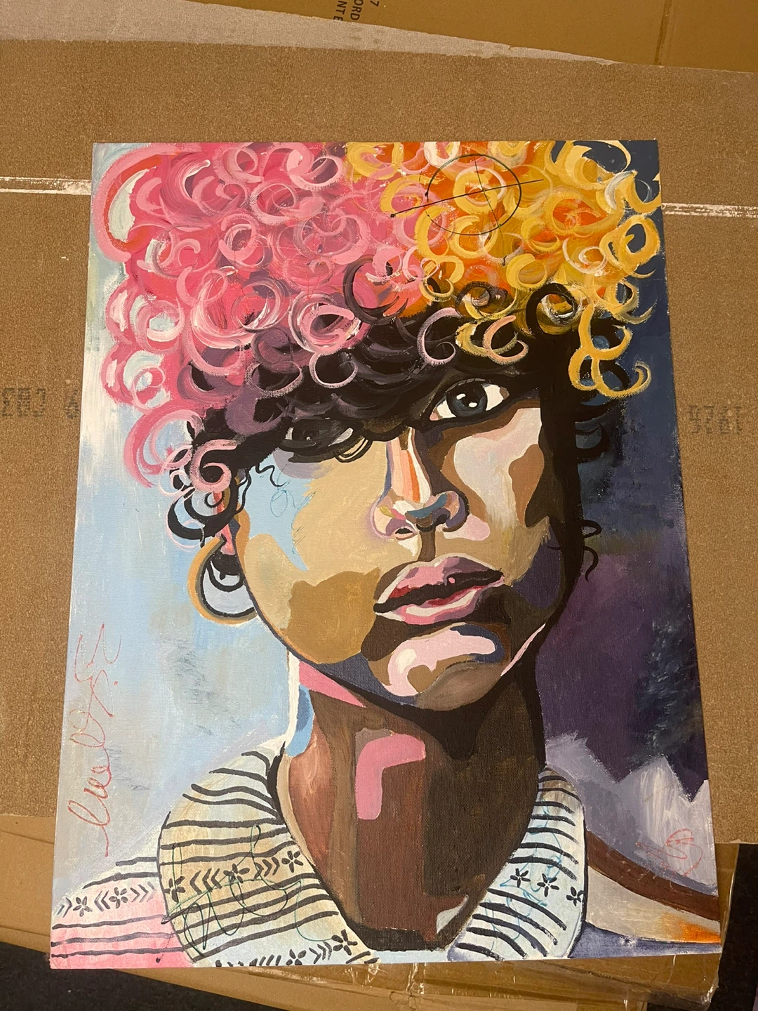 Abstract Portrait Painting - photo 2