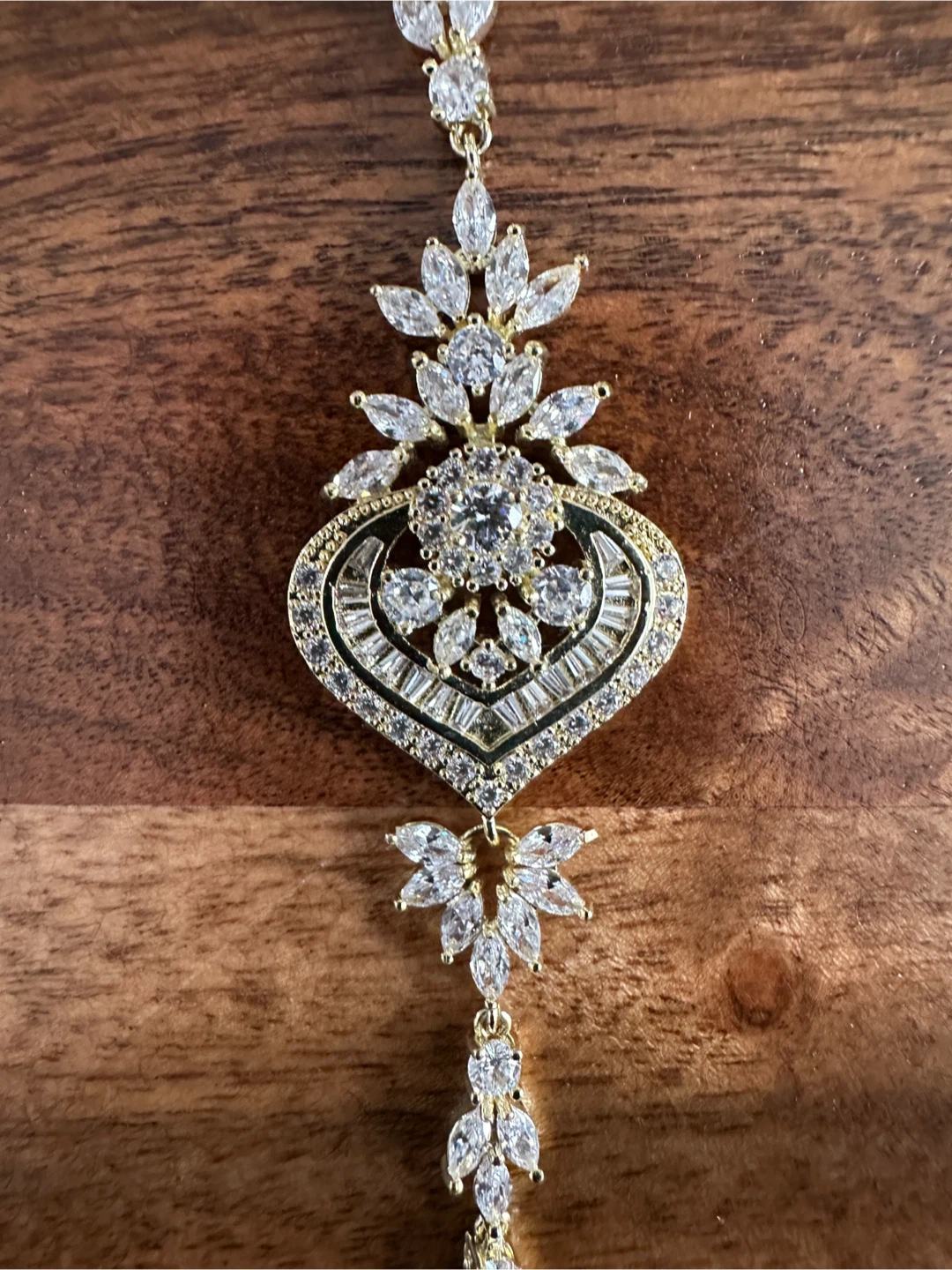 Gold-tone CZ Bracelet