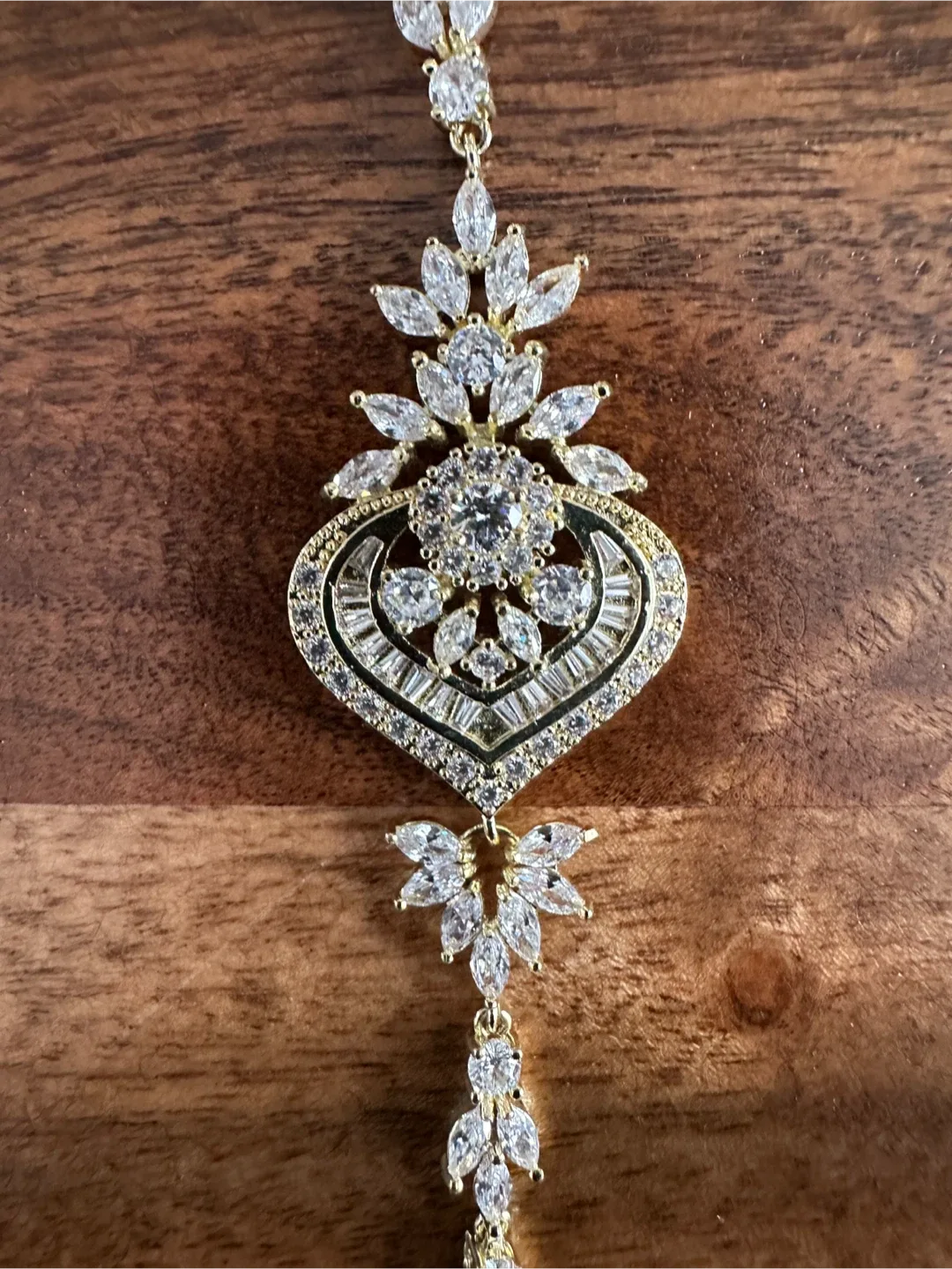 Gold-tone CZ Bracelet