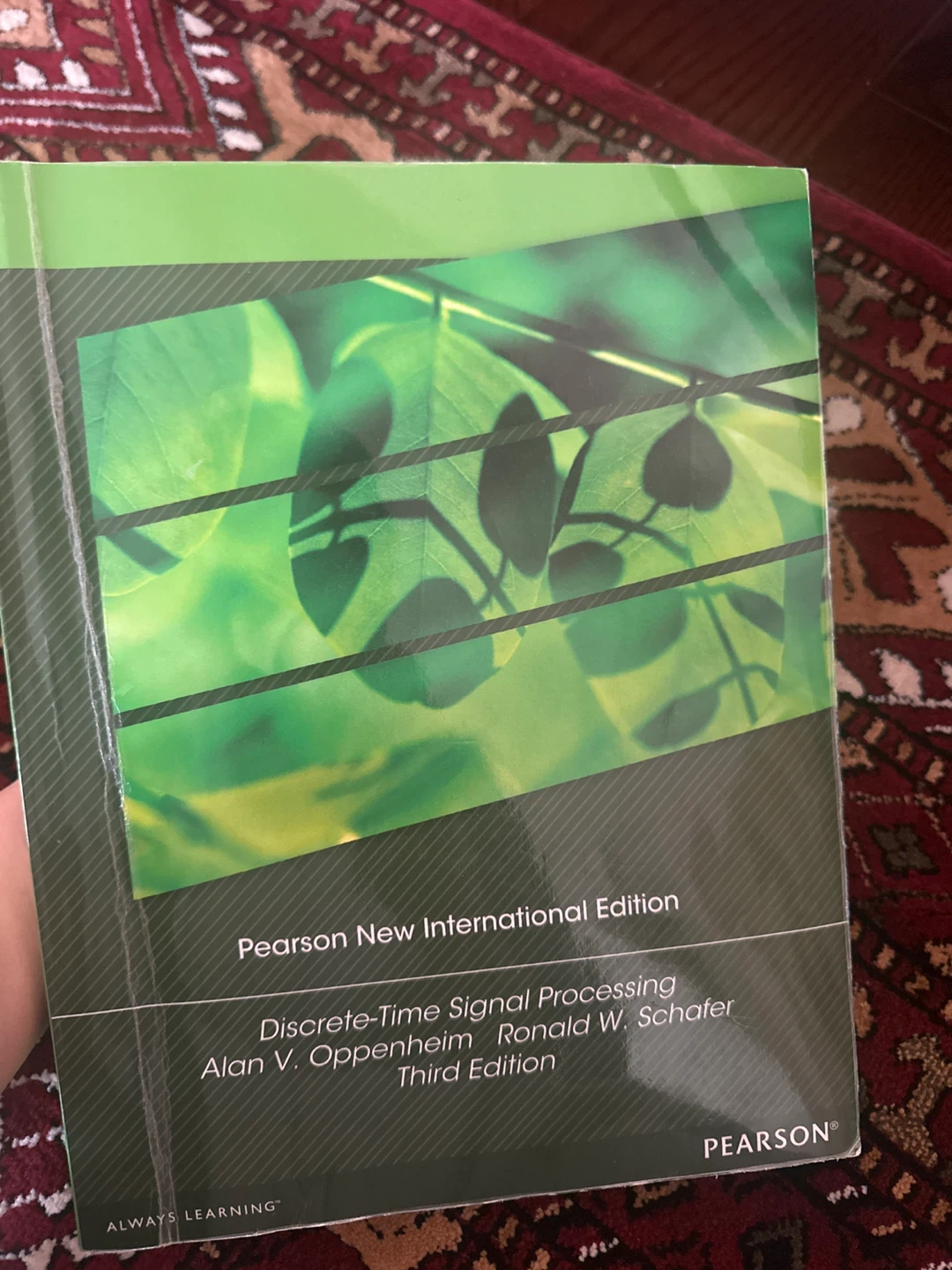 Pearson Discrete-Time Signal Processing 3rd Edition Textbook