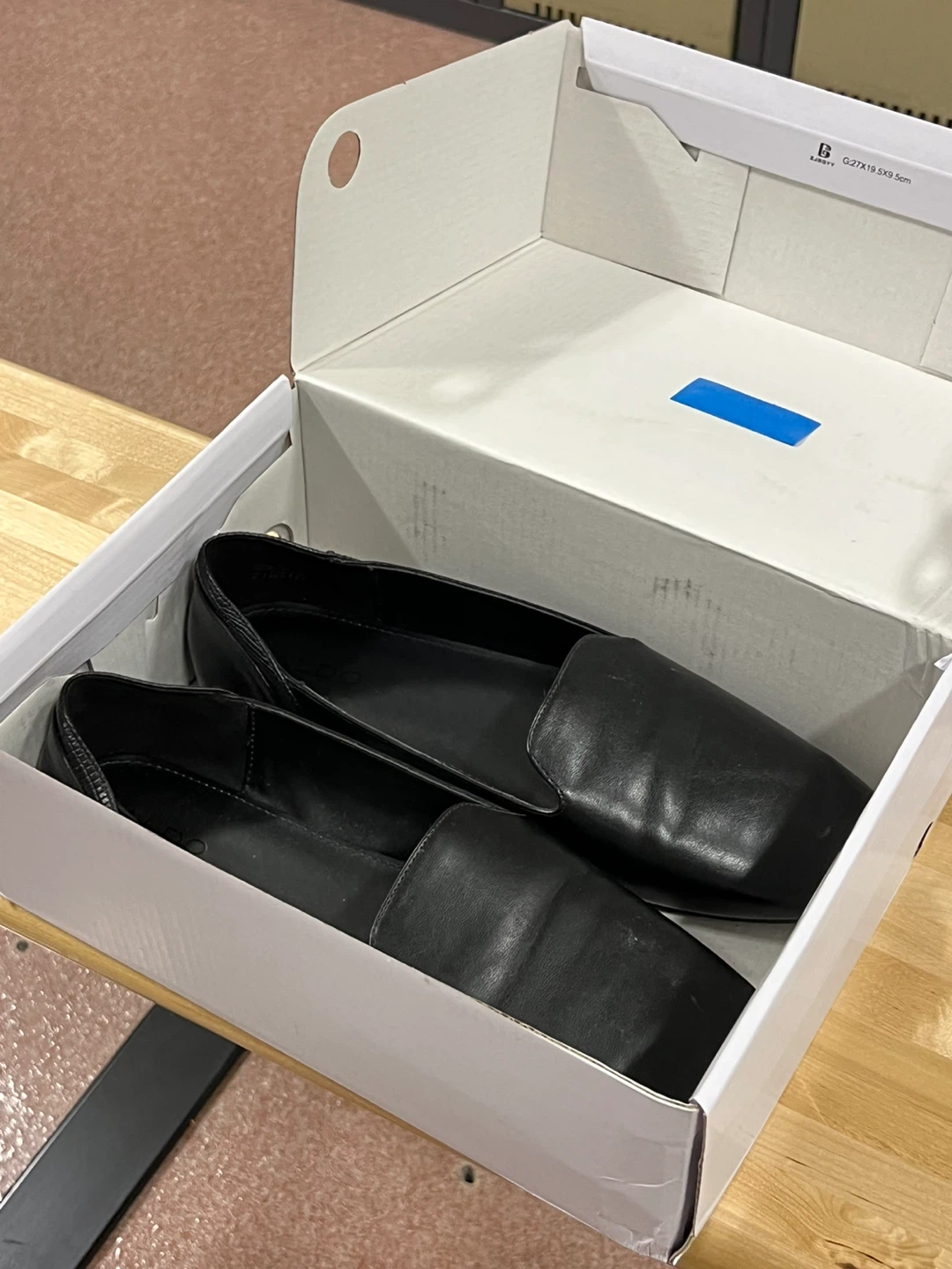 ALDO flex loafers black