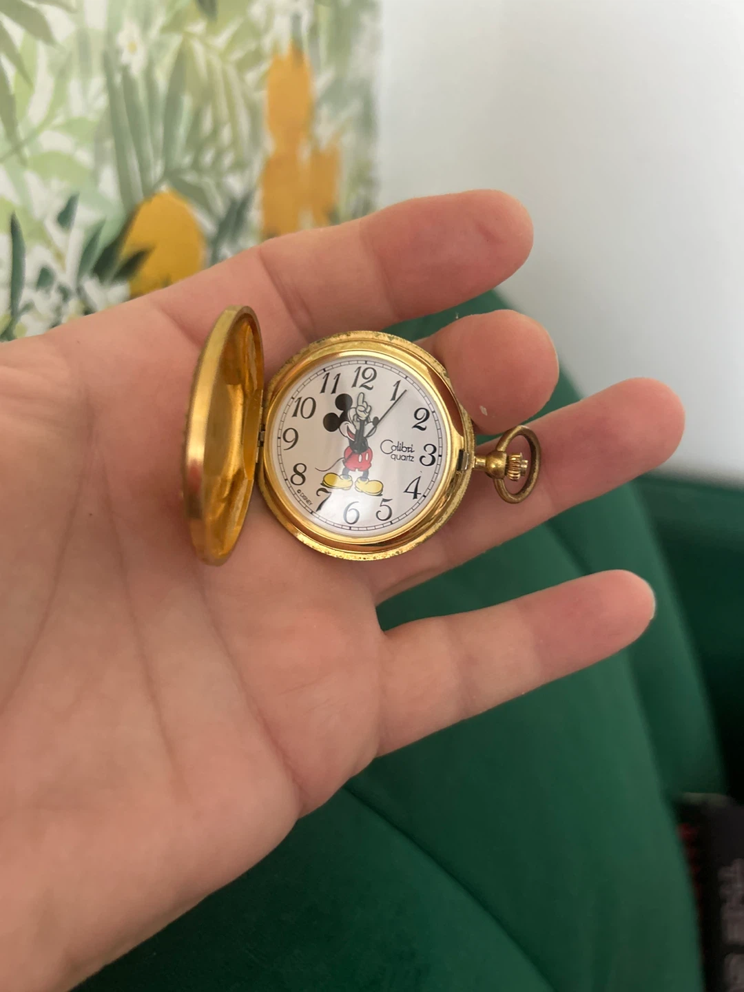 Colibri Quartz Mickey Mouse Pocket Watch