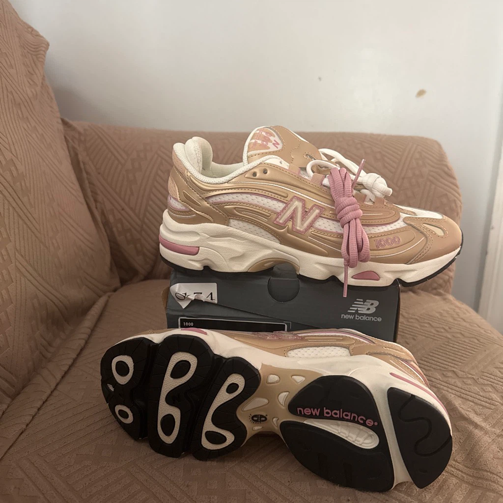 New Balance 1000 Brown White Sneakers