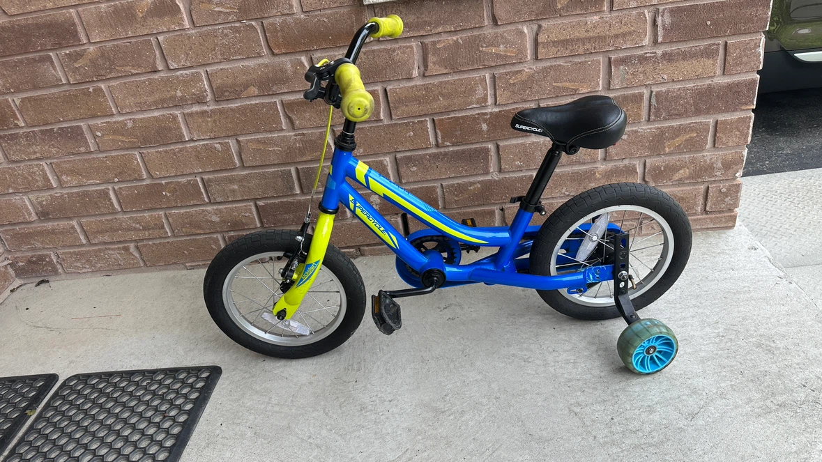 Supercycle Kickstart Blue Kids Bike
