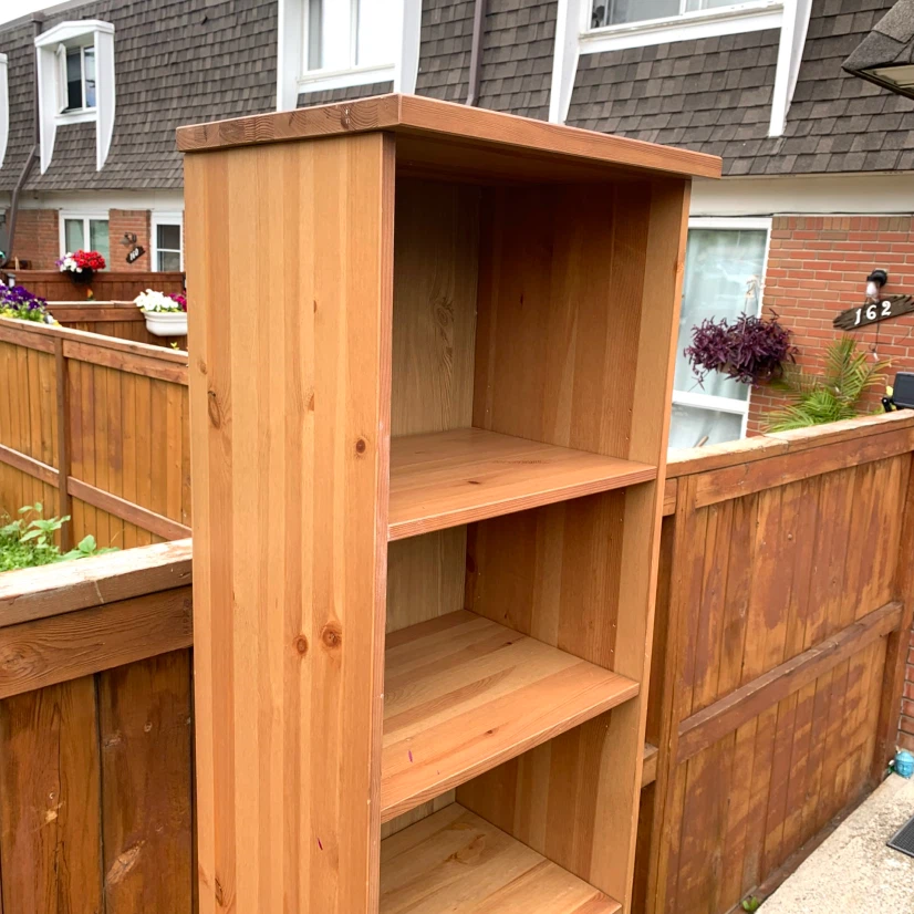 Wood Bookcase Bookshelf Storage Shelf Cabinet 5 Tier Tall - photo 4