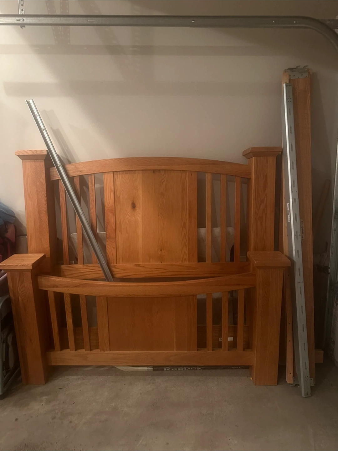 Solid Wood Queen Bed Frame - photo 2
