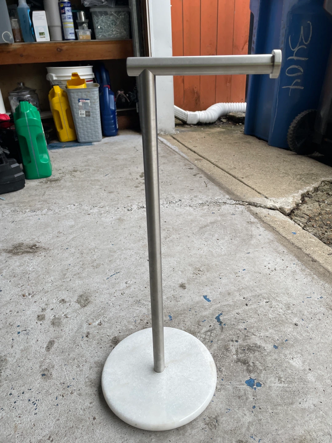 Marble Base Freestanding Toilet Paper Holder