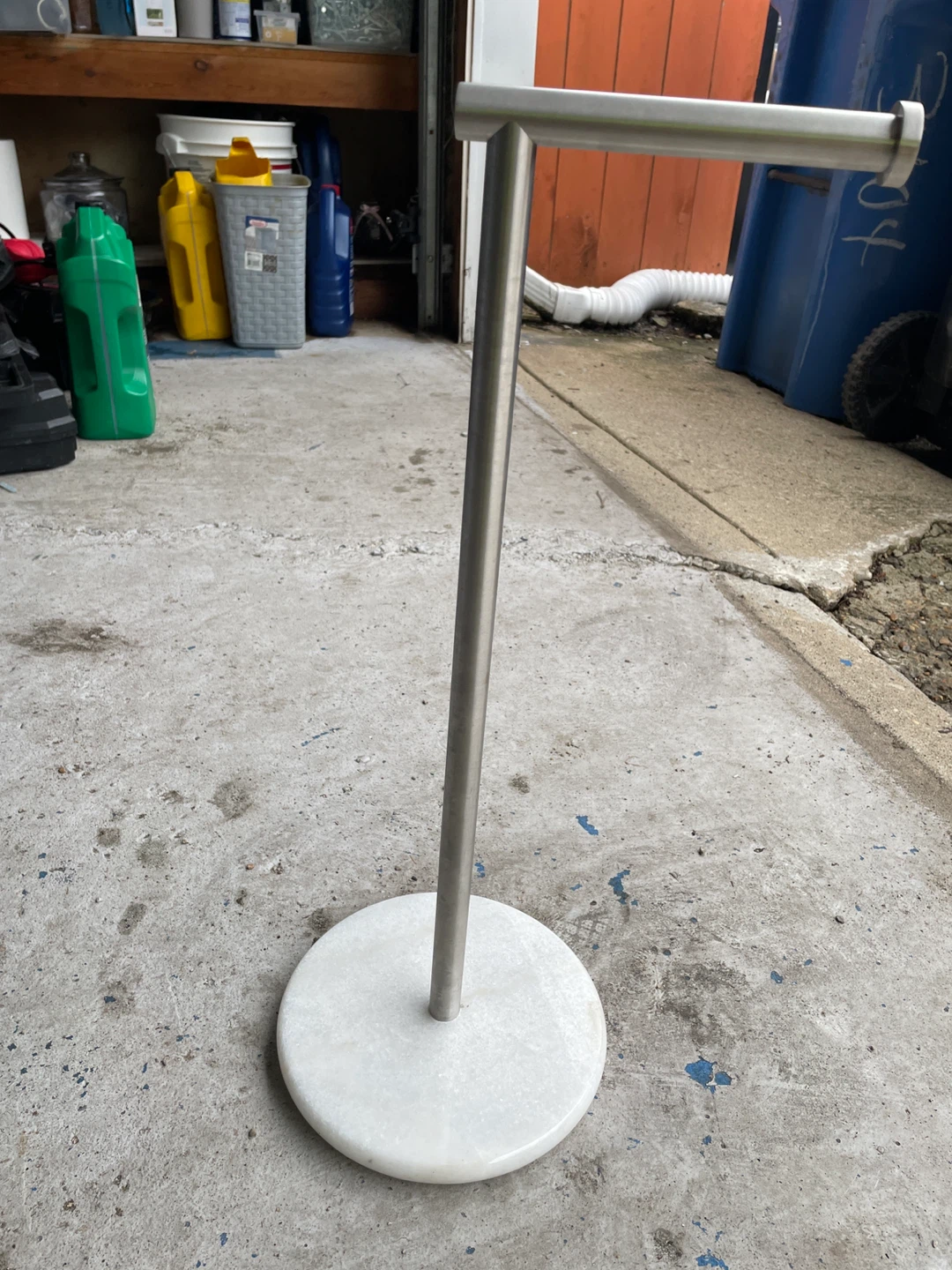 Marble Base Freestanding Toilet Paper Holder - photo 2