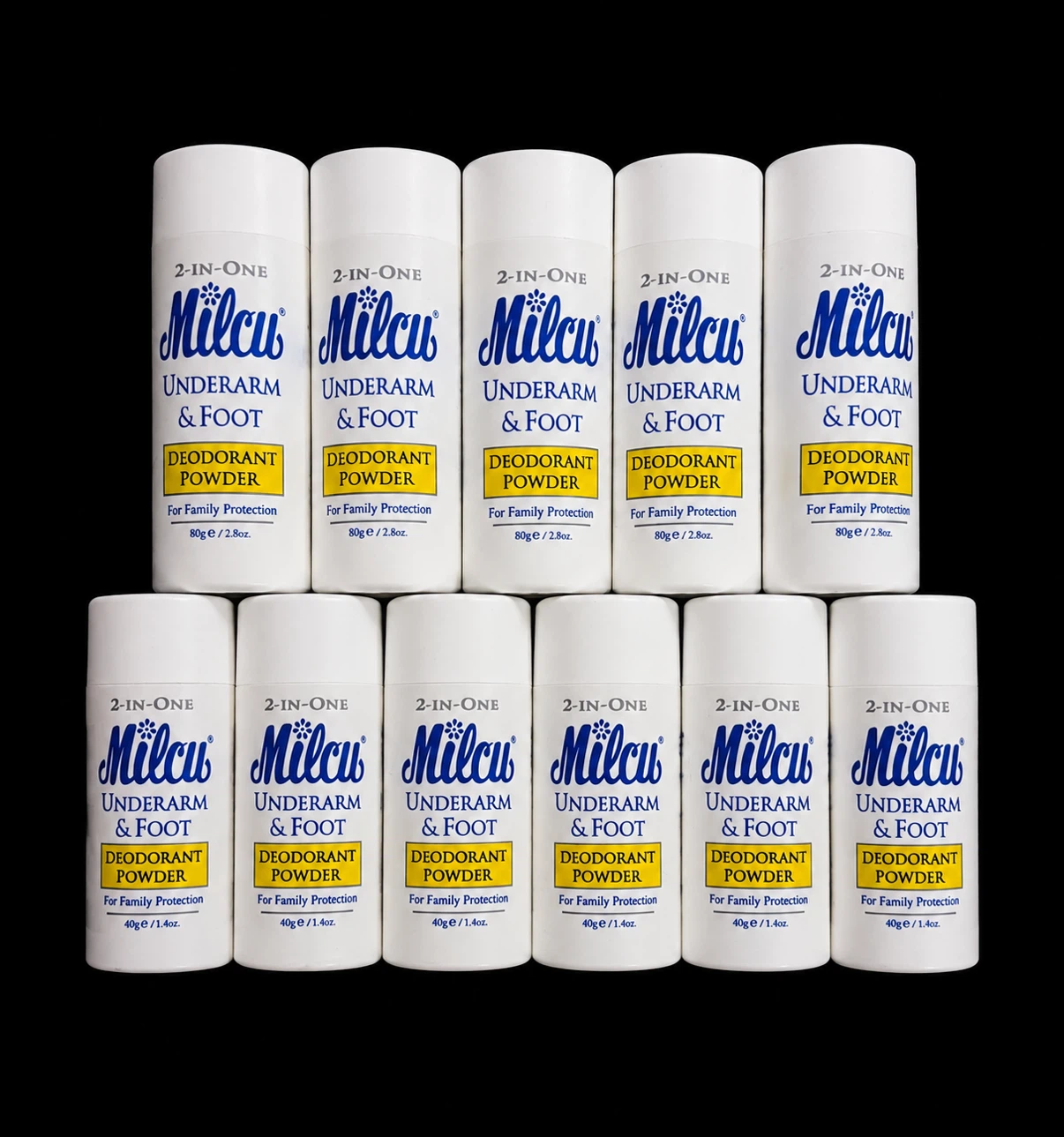 Milcu Underarm & Foot Deodorant Powder 80g