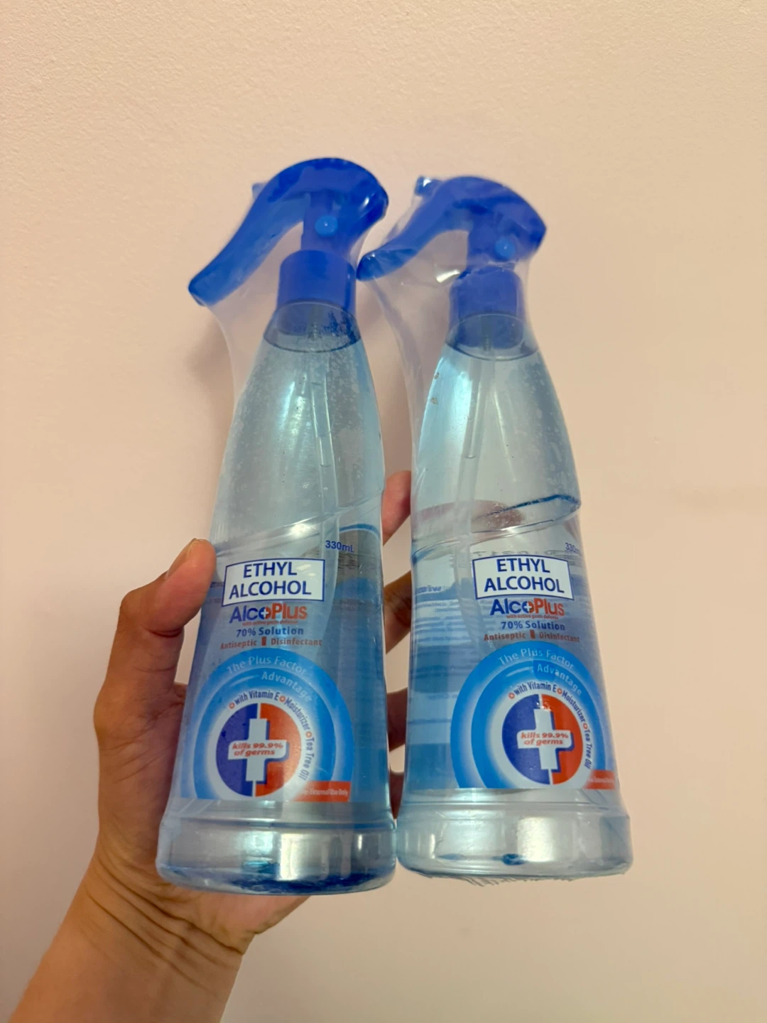 AlcoPlus Ethyl Alcohol Disinfectant Spray - 2 x 330ml - photo 2