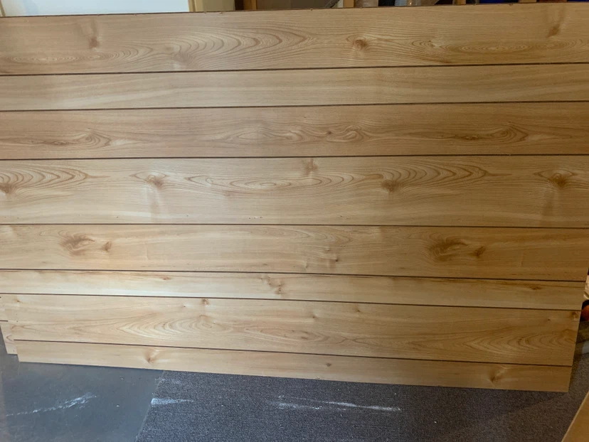 Wooden wall paneling