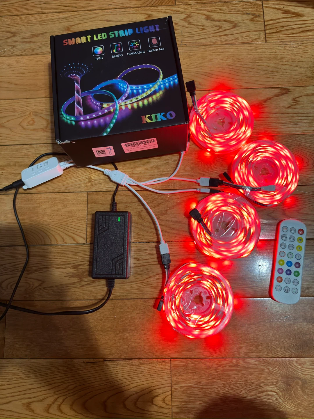 65ft Smart LED Lights Kit – App & Remote