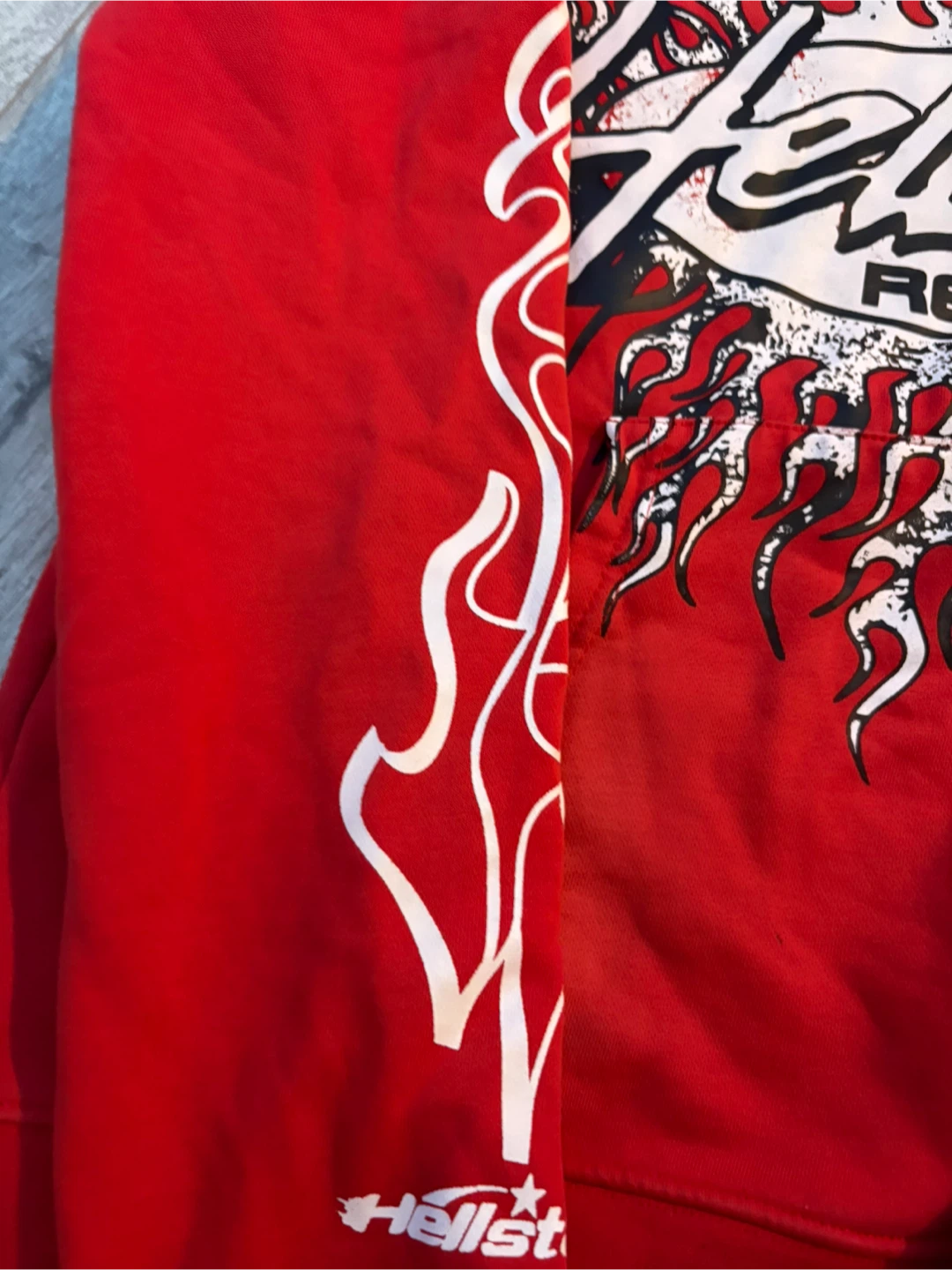Hellstar Records Red Hoodie Size Medium - photo 4