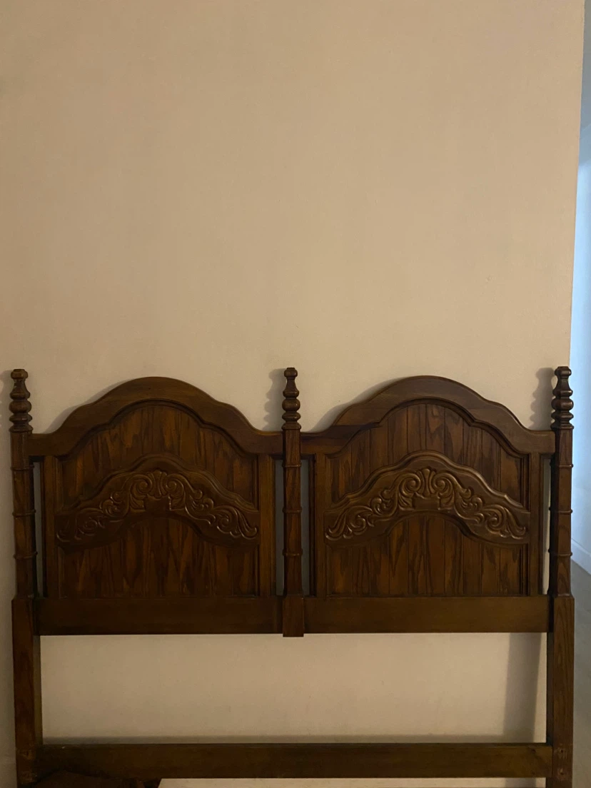Vintage Wooden Headboard