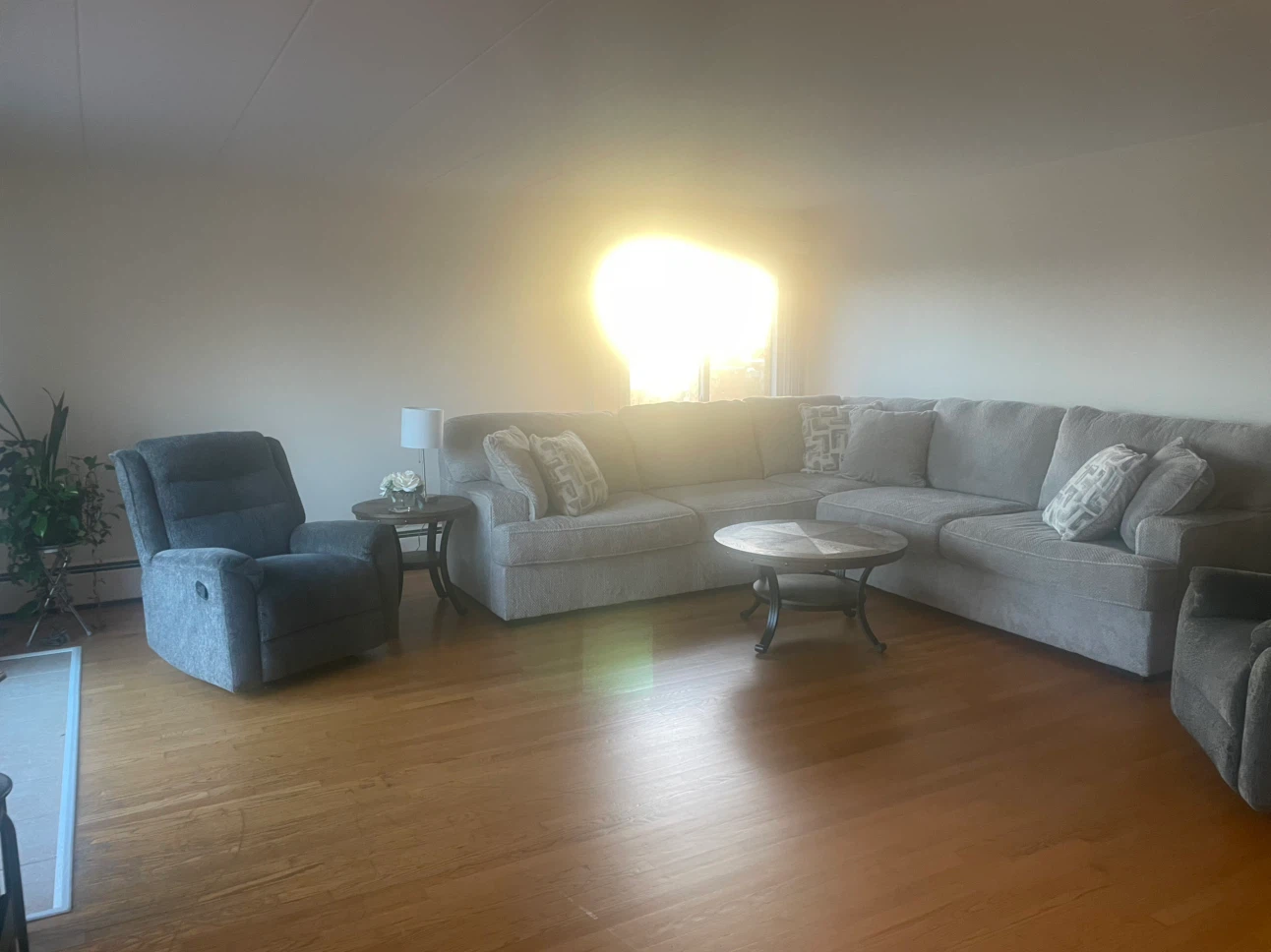 Gray Sectional Sofa - photo 2