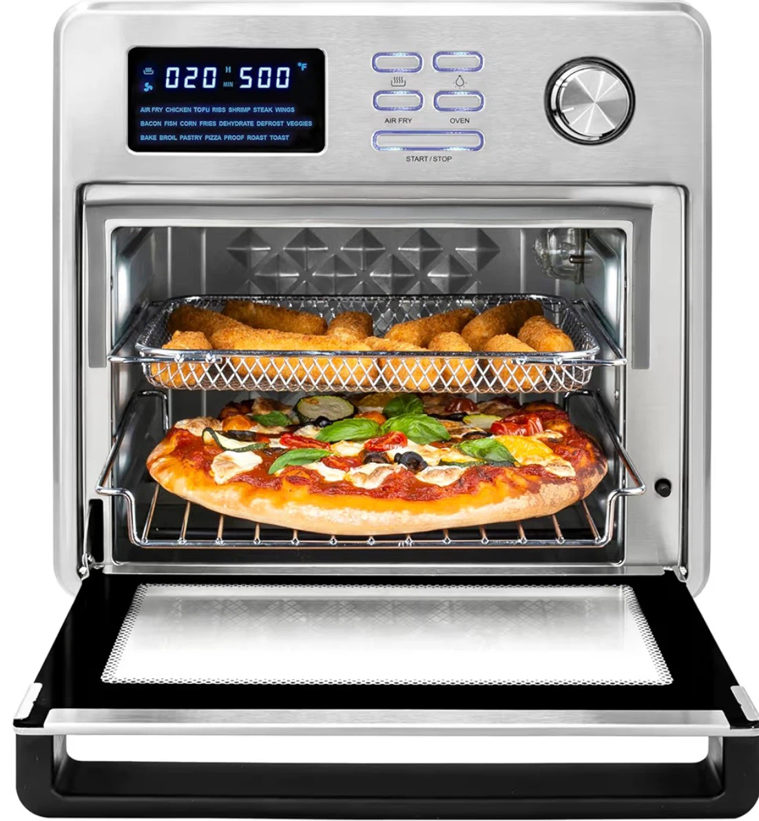 Kalorik MAXX 16 Quart Digital Air Fryer Oven, in Stainless Steel - photo 2
