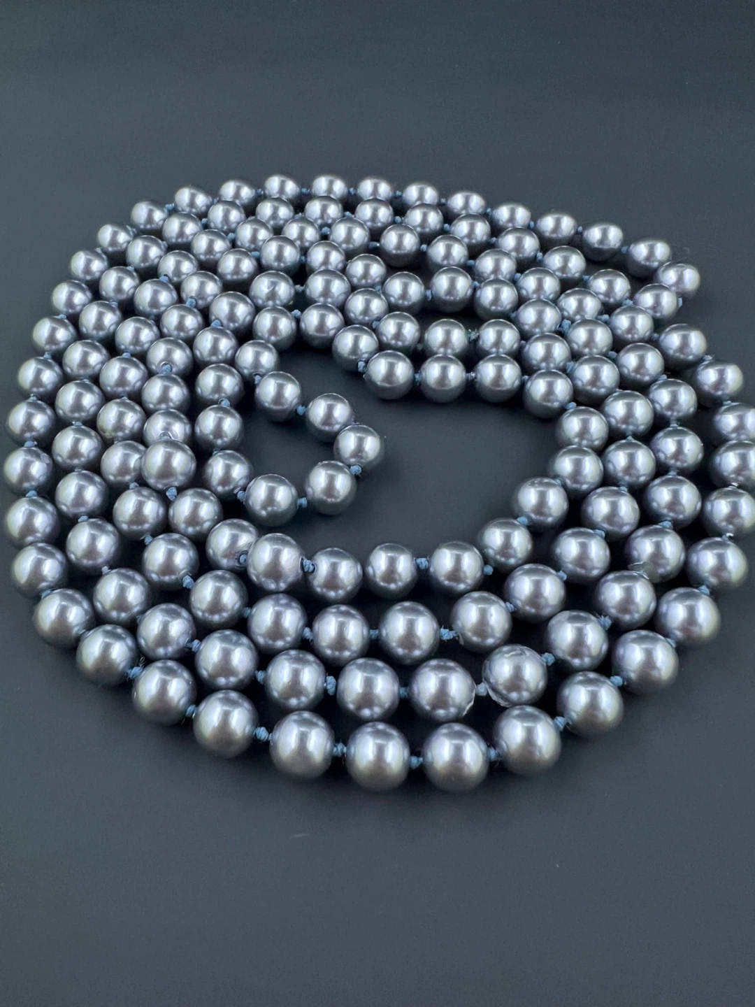 Vintage Faux Pearl Necklace – Continuous Opera Length - photo 5