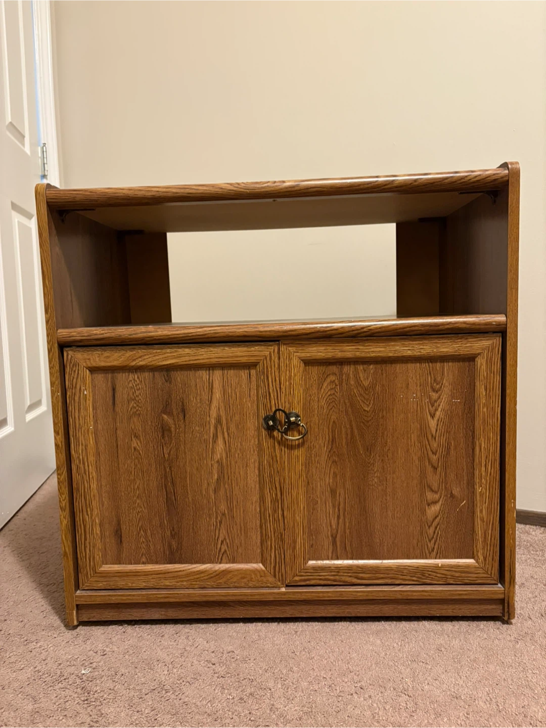 Oak TV stand