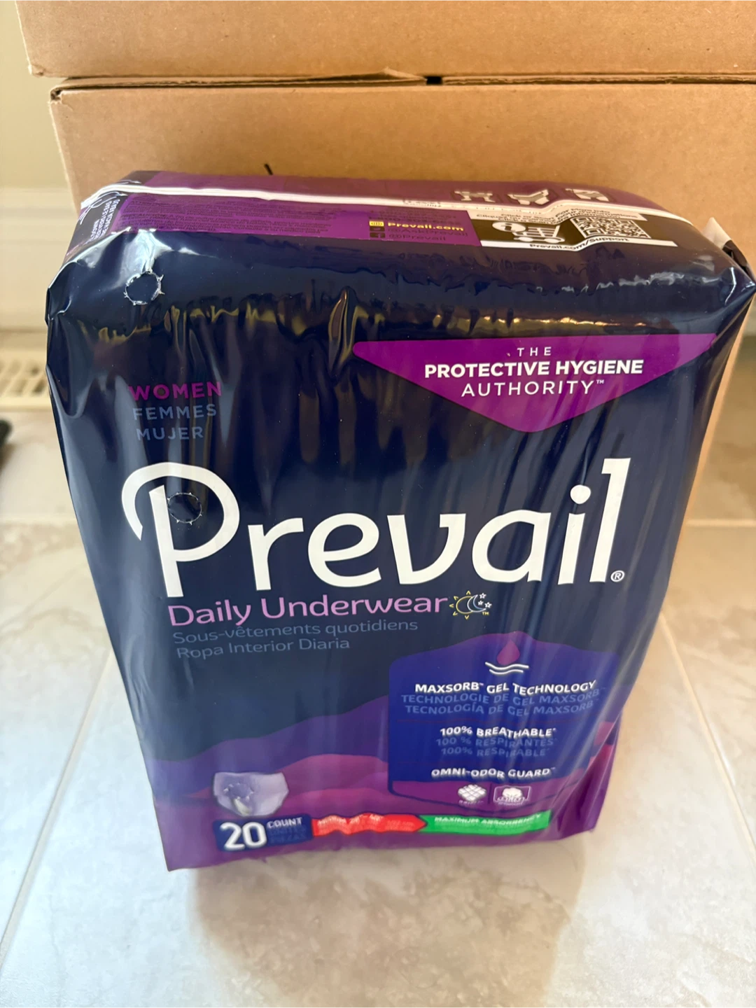 Prevail Maximum Absorbency Underwear for Women Size Medium