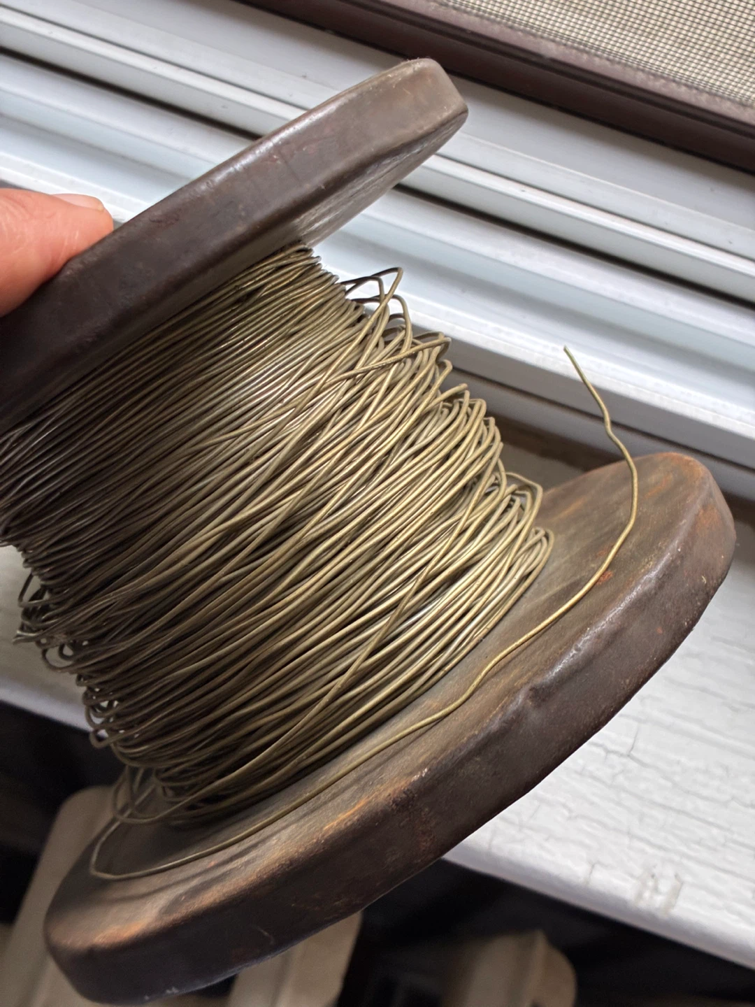 Old  Driver-Harris Co. NICHROME Wire Spool vintage tool metal
