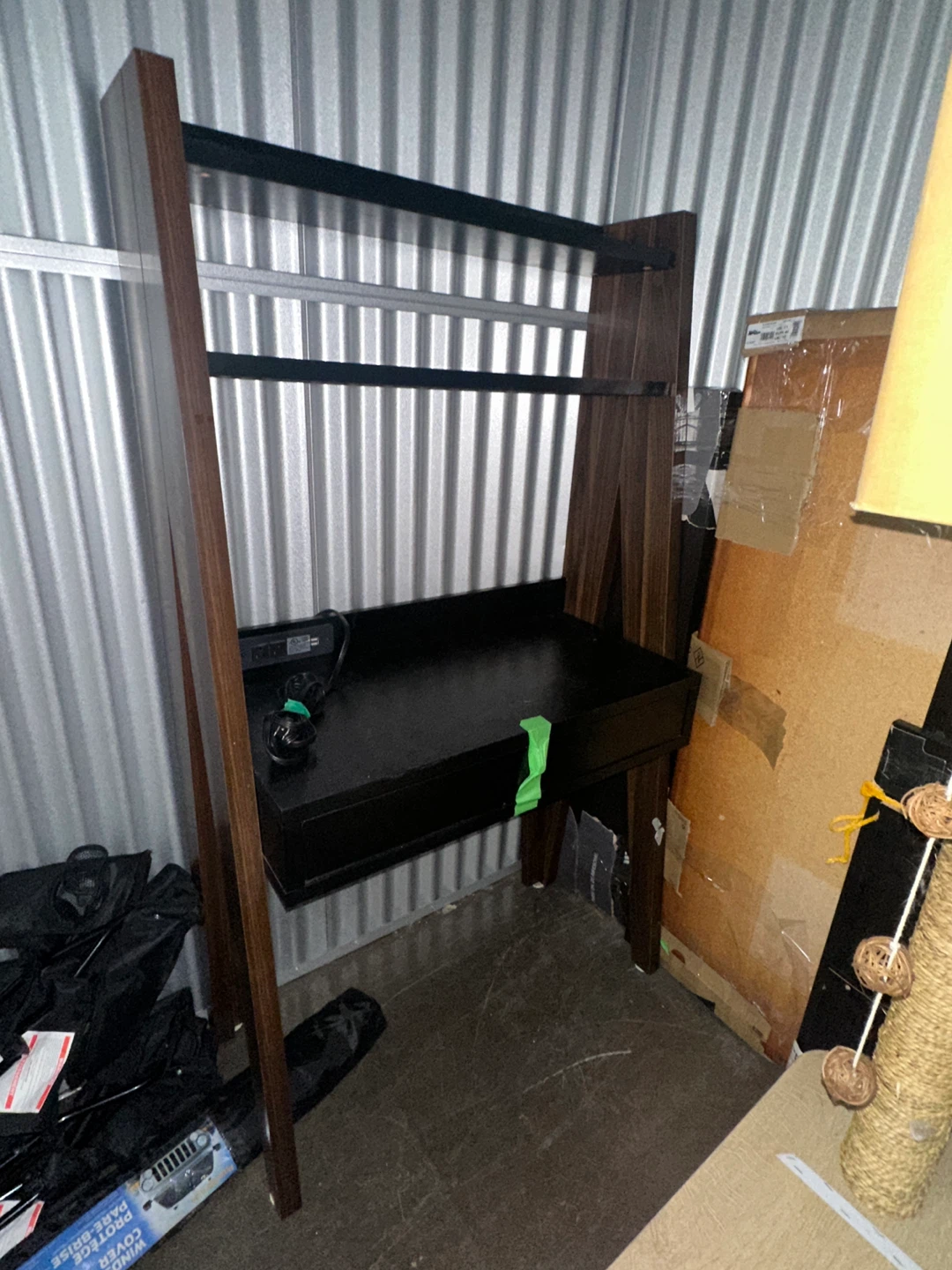 Ladder Desk with Shelves - photo 3
