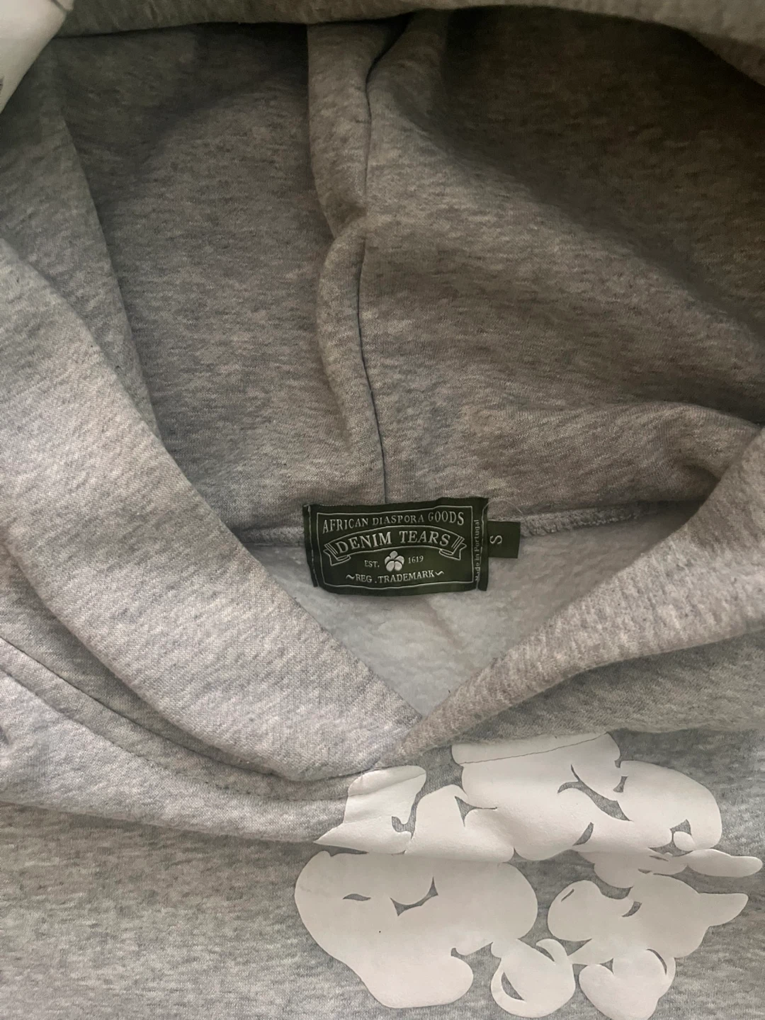 Denim tear grey hoodie - photo 3