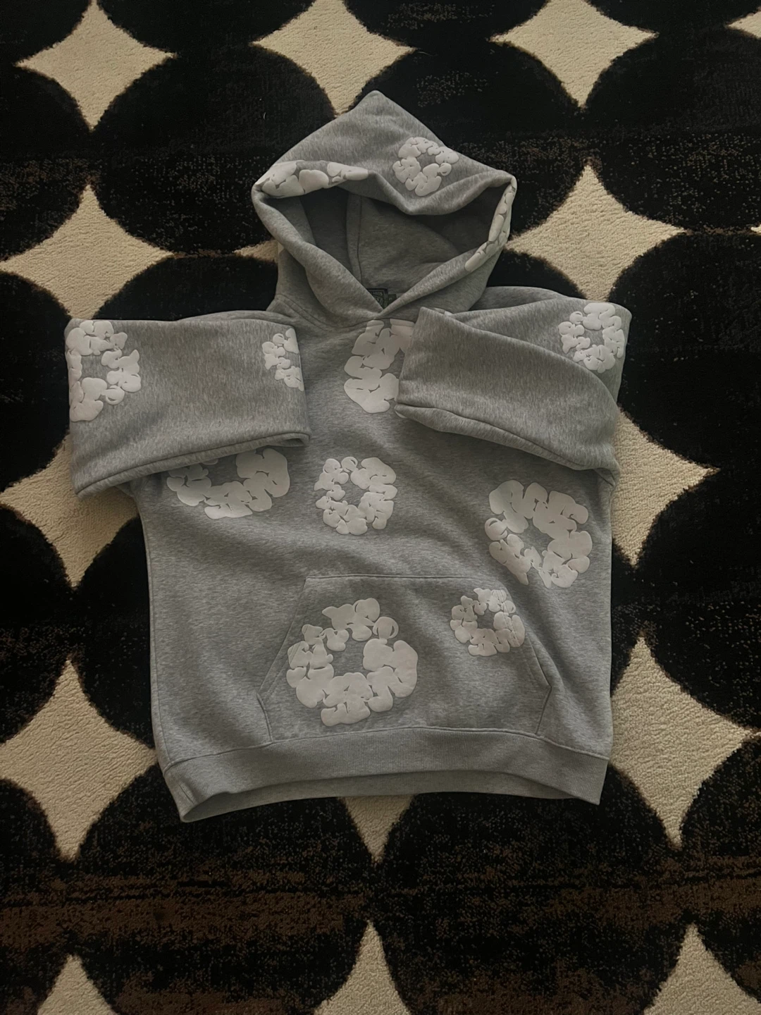 Denim tear grey hoodie - photo 2