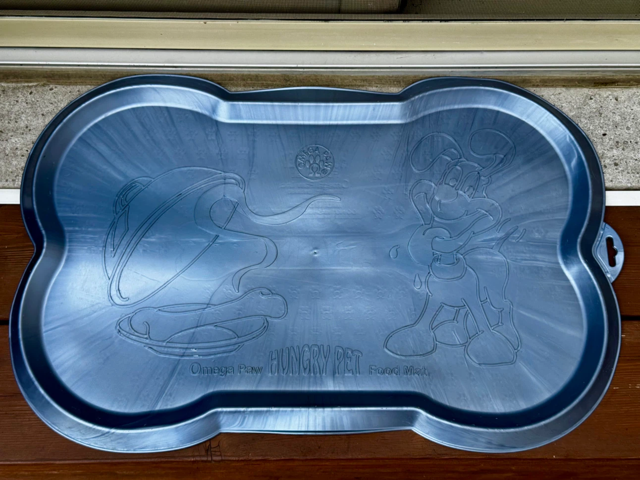Hungry Pet Food Mat - Blue