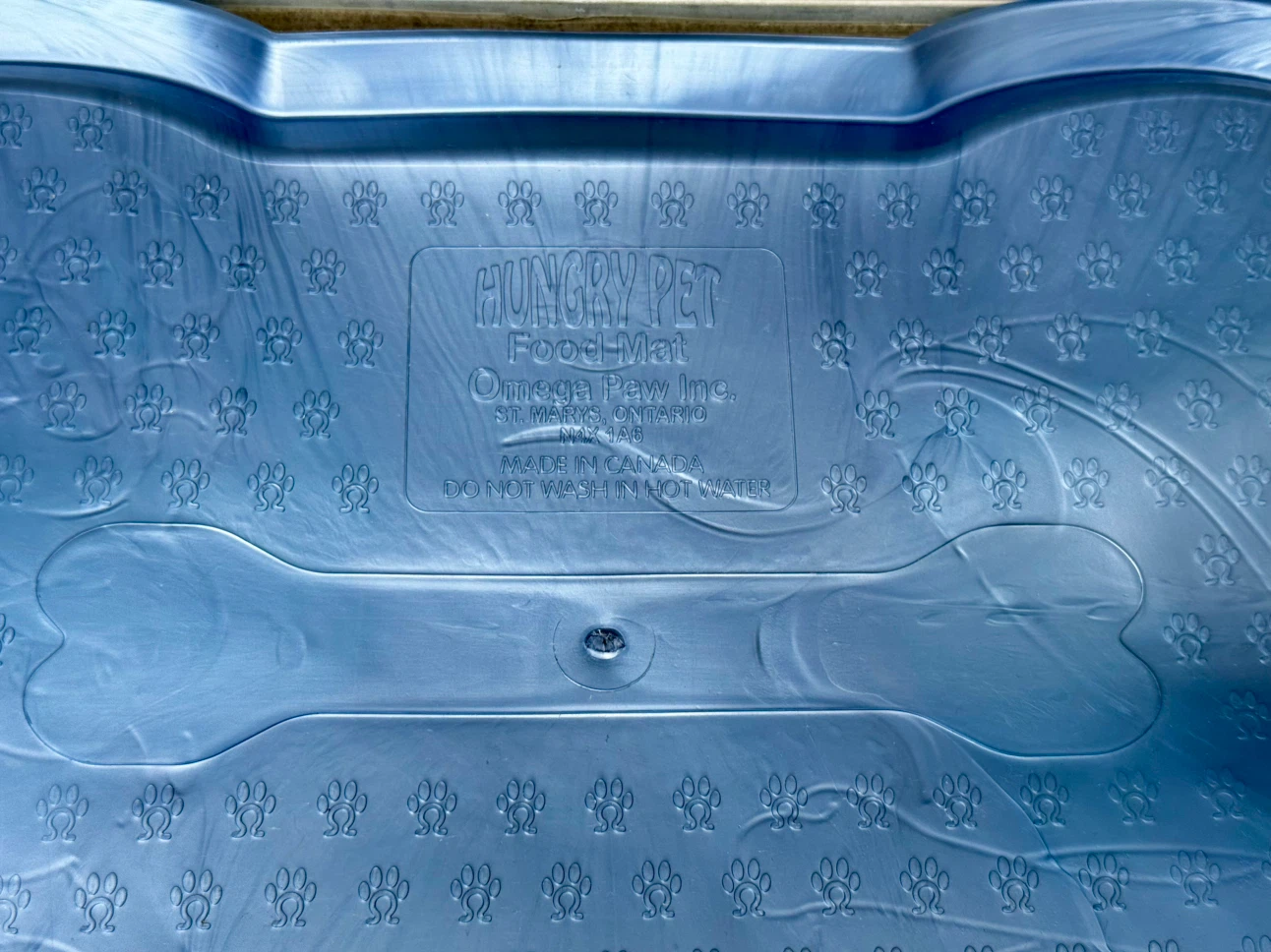 Hungry Pet Food Mat - Blue - photo 4
