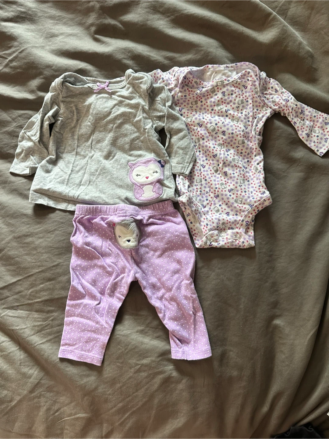 Baby Girl Outfit Bundle 0-3m