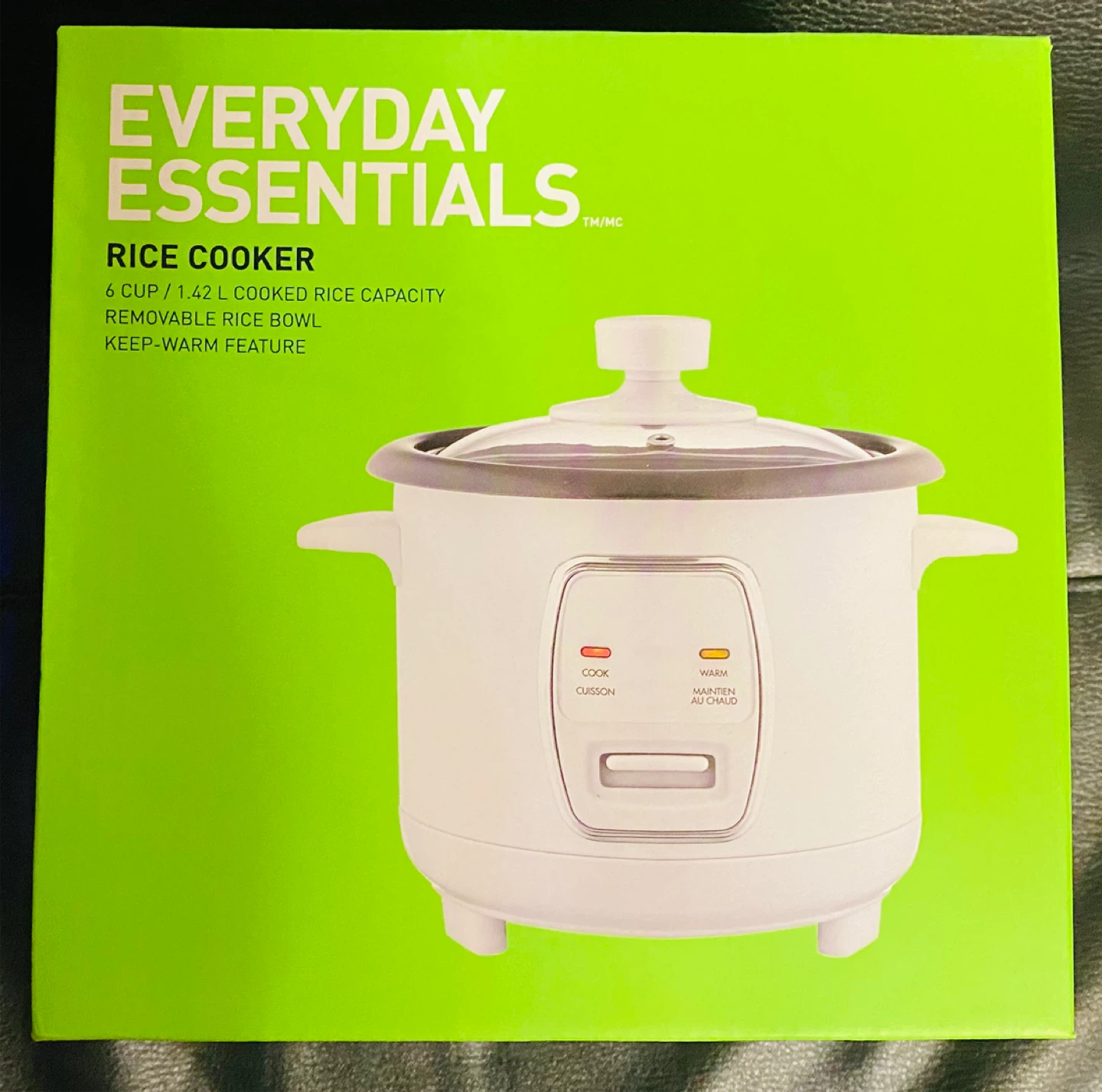 🍚 Brand New Rice Cooker – 6 Cup Capacity | Non-Stick & Keep Warm