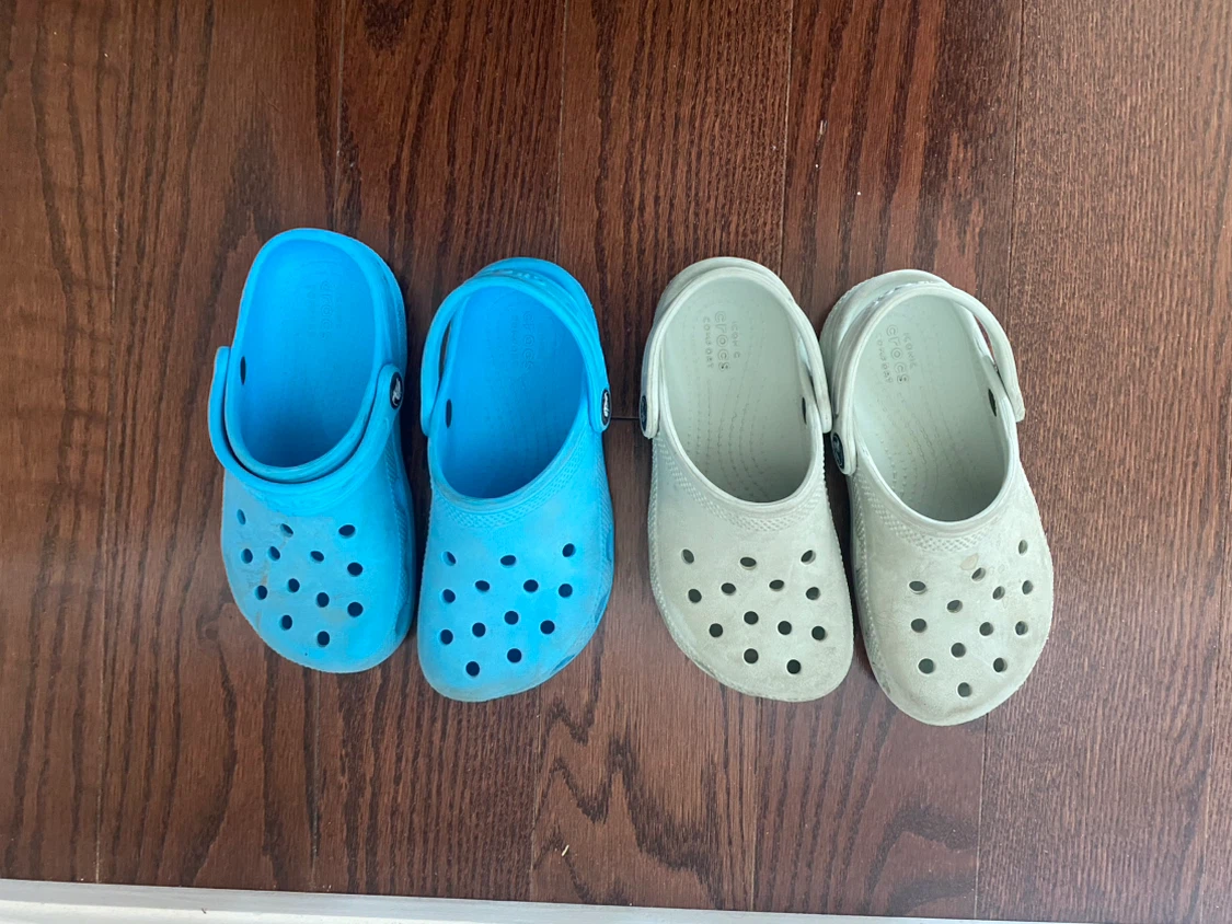 Crocs Kids C12 - Blue and light green