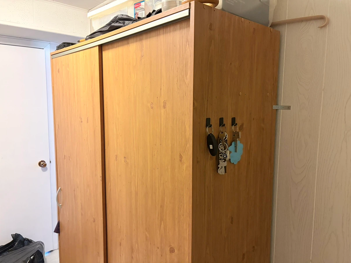 Wooden Wardrobe with Sliding Doors - photo 2