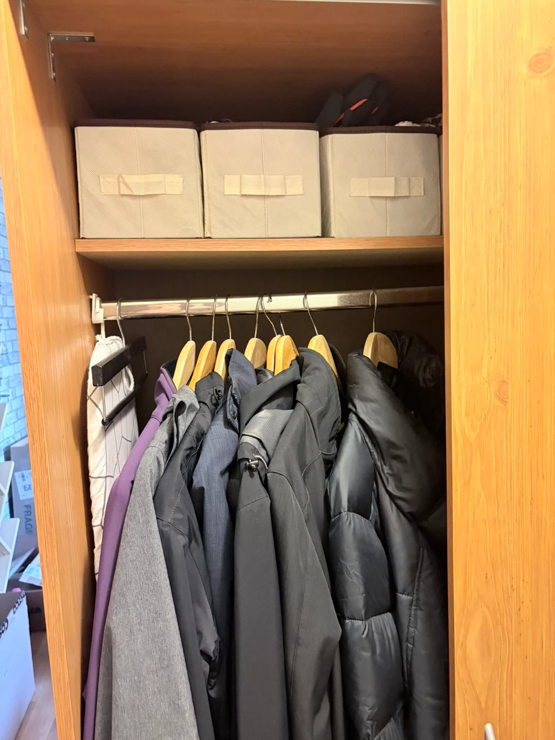 Wooden Wardrobe with Sliding Doors - photo 4