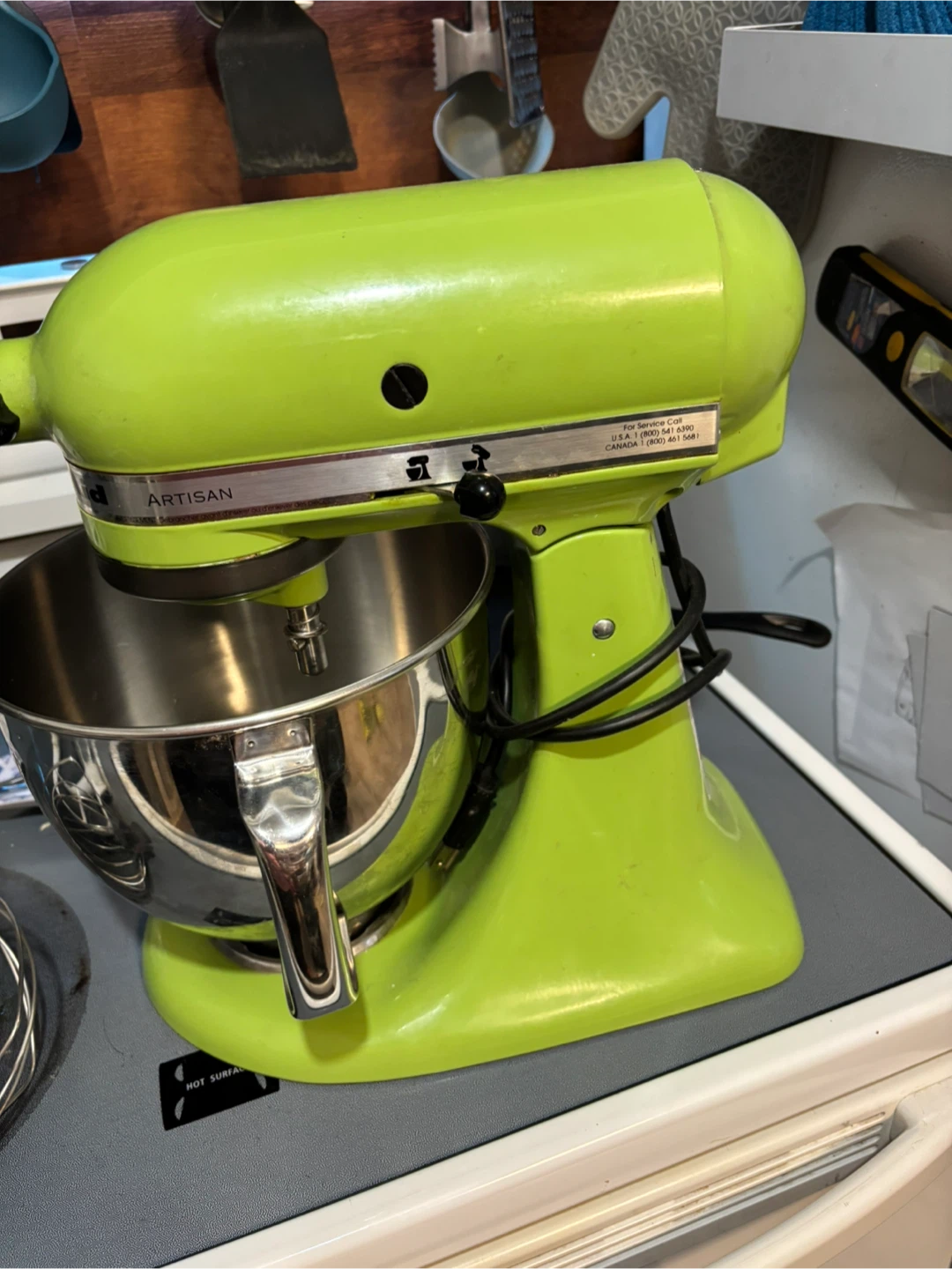 KitchenAid Artisan Stand Mixer - Lime Green - photo 2