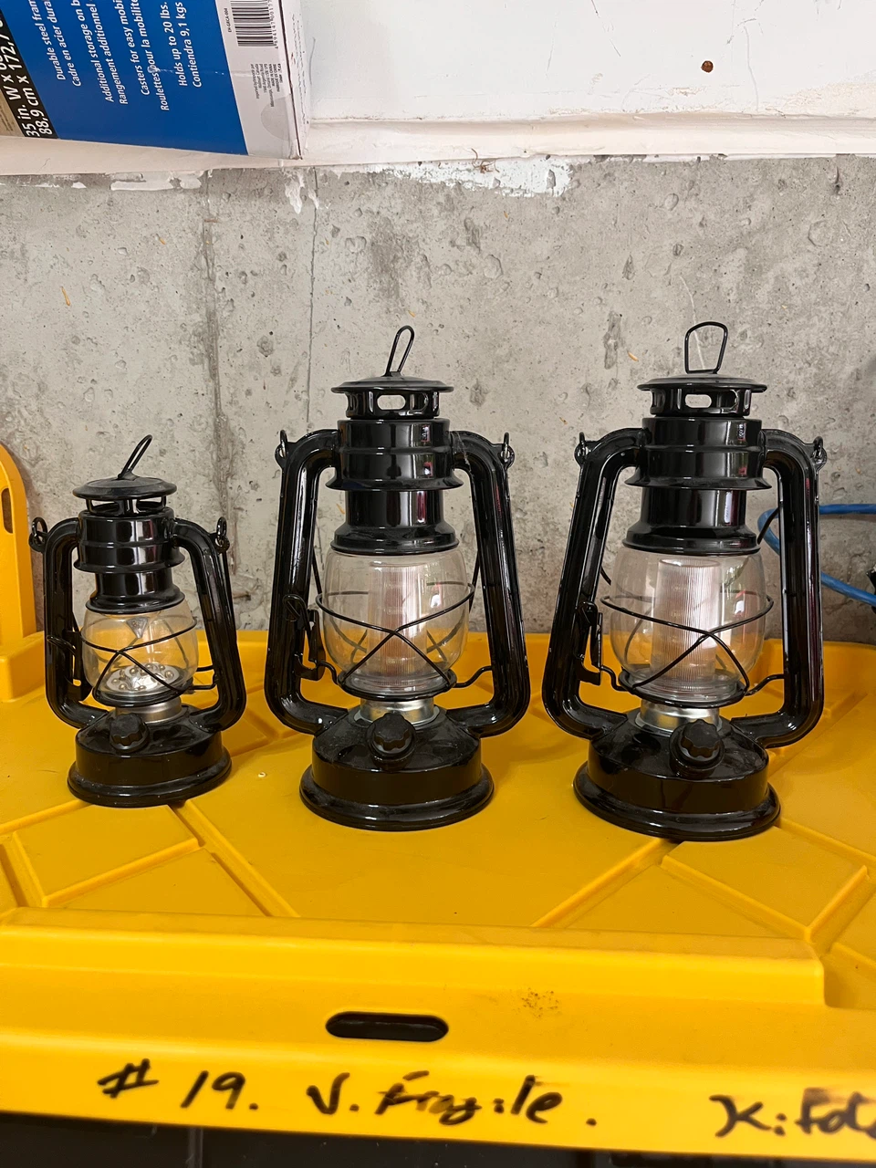 Black LED Lantern