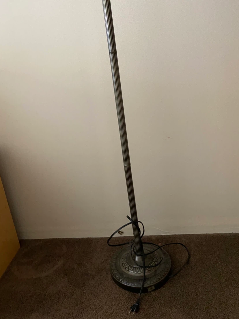 Floor Lamp with Frosted Glass Shade - photo 2