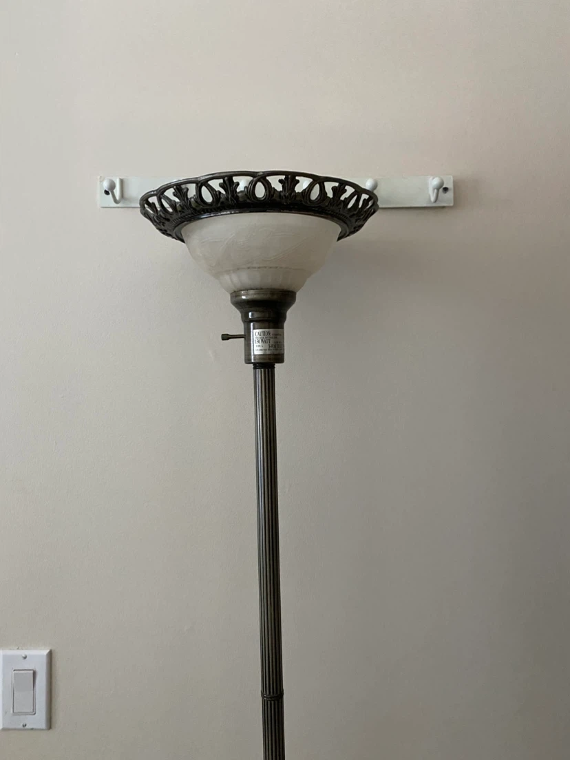 Floor Lamp with Frosted Glass Shade - photo 3
