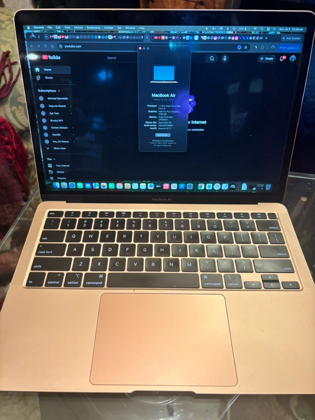 Apple MacBook Air (13-inch, 2020) - Rose Gold - photo 4