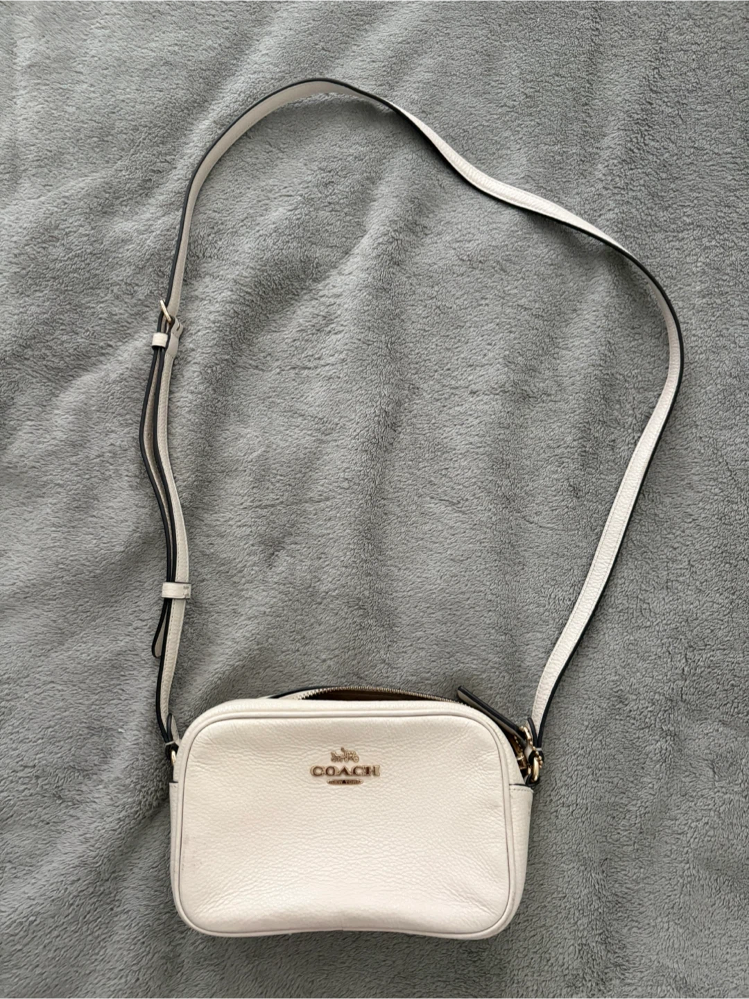 Coach White Leather Camera Bag - photo 4