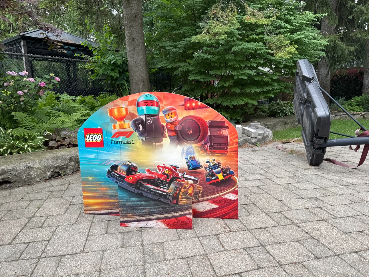 LEGO Formula 1 Display Standee 3 feet high
