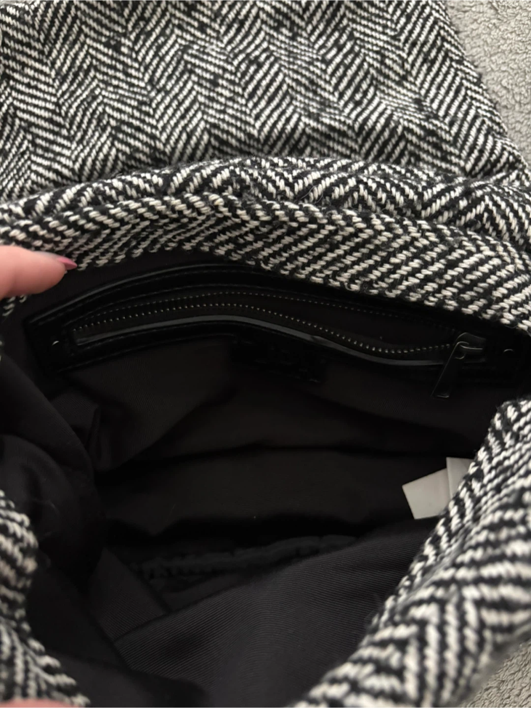 Zara Tweed Shoulder Bag - photo 2