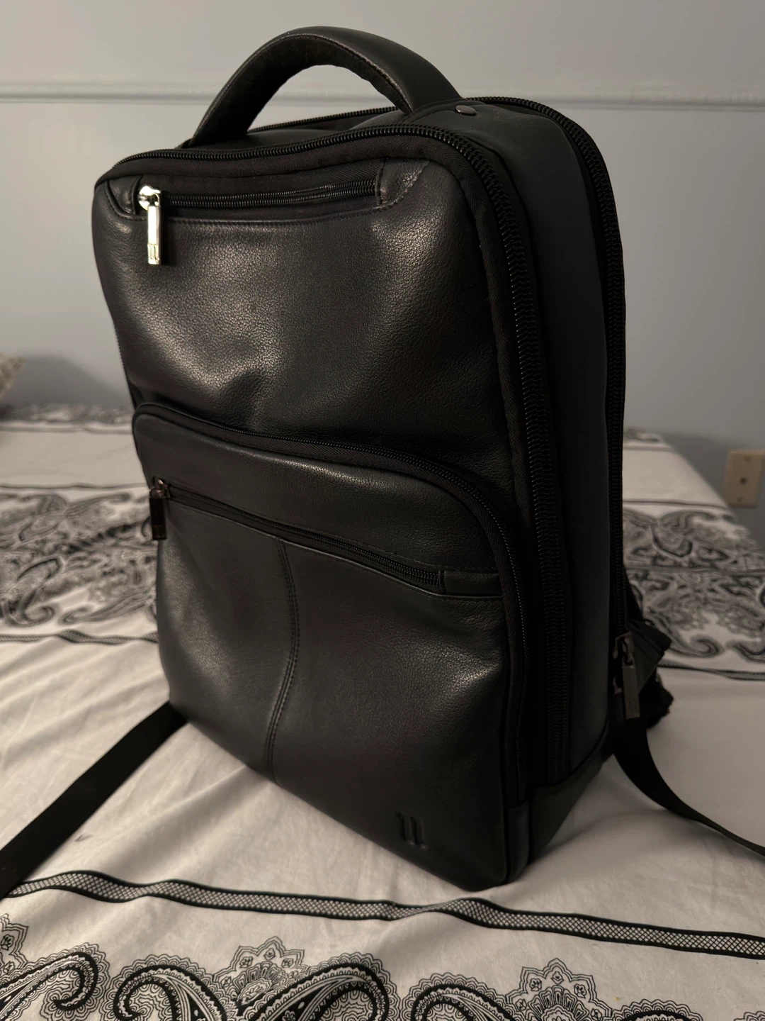 Black Leather Backpack - photo 2
