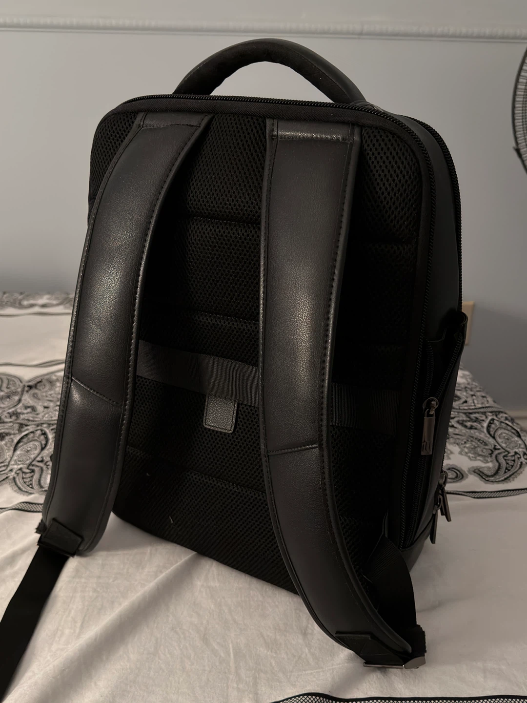 Black Leather Backpack - photo 3
